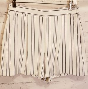 Ann Taylor Fun and Flouncy Pinstripe Shorts